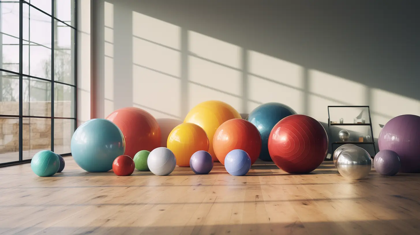 Gym Studio with Gym ball